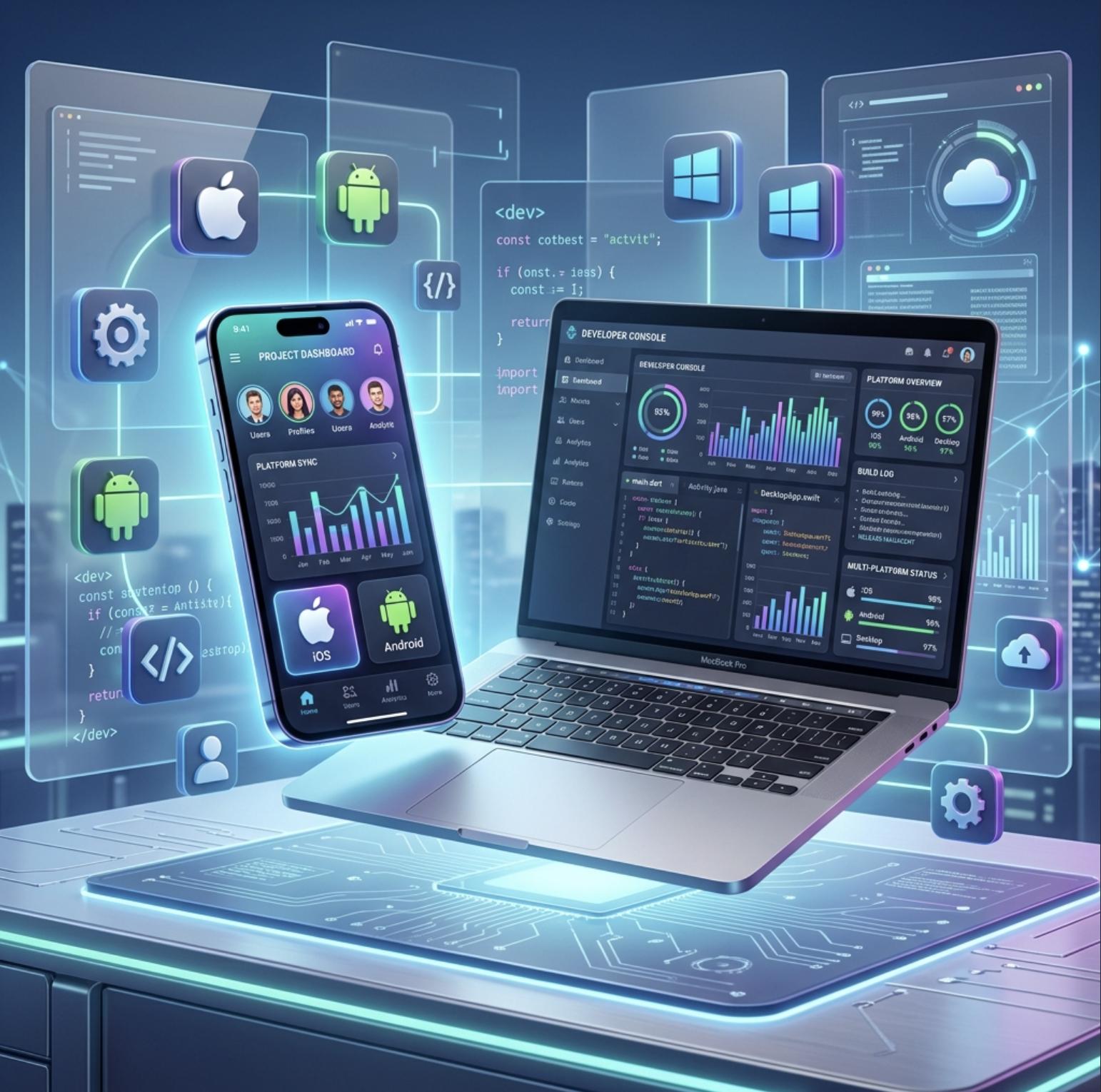 Jasa Pembuatan Aplikasi Android, iOS & Desktop Terbaik dan Profesional